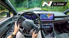 The New 2024 Hyundai Sonata N Line 2.5T FACELIFT POV Test Drive