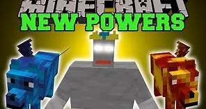 Minecraft: NEW POWERS (FIRE, WATER & DARKNESS!) Mod Showcase