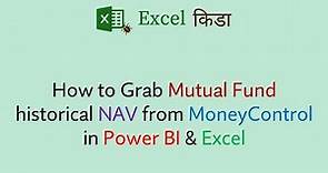 How to Grab Mutual Fund historical NAV in Power BI & Excel