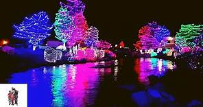 Winter Wonderland Christmas Lights at Caldwell Idaho. 2019.