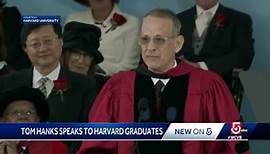 Hollywood icon Tom Hanks delivers Harvard commencement address