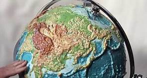 1-World Globes & Maps - Raised Relief Globe