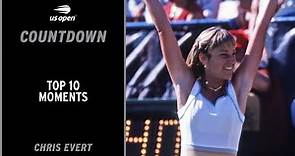 Chris Evert | Top 10 Moments | US Open