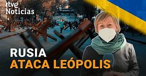 GUERRA UCRANIA: El ATAQUE contra LEÓPOLIS provoca INCENDIOS y ESPESAS COLUMNAS de HUMO | RTVE