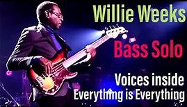 Willie Weeks bass solo (Voices Inside / Everything is Everything)