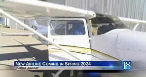 Commercial Air service is returning to the Purdue Airport.