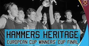 WEST HAM EUROPEAN CUP WINNERS' CUP FINAL 1965 🏆