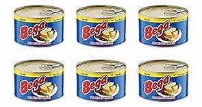 Bega Canned Cheese shelf stable processed cheddar cheese, 100% Real and made with pure cow milk, canned long-Term Storage Food (6 Cans)