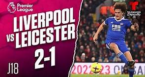 Highlights & Goals: Liverpool vs. Leicester city 2-1 | Premier League | Telemundo Deportes