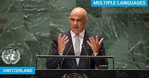 🇨🇭 Switzerland - President Addresses United Nations General Debate, 78th Session | #UNGA
