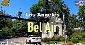 [4K] Los Angeles 🇺🇸, Bel Air California USA in Oct 2022 - Drive