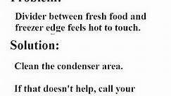 GE refrigerator troubleshooting tips