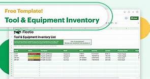 Creating a Tool & Equipment Inventory Spreadsheet (w/ Free Template) | Fleet Management Tools