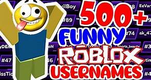 500+ Funny Roblox Username Ideas for Girls & for Boys 2022