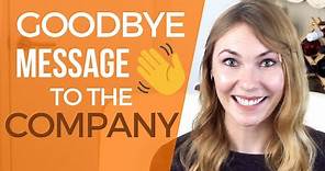 Farewell Letter to Coworkers - Template & Example!