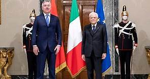 Mattarella incontra il Presidente del Montenegro, S E il Signor Milo Đukanović