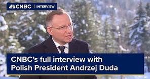 Full interview: Polish President Andrzej Duda