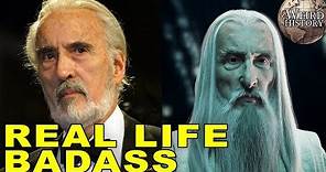 Actor Christopher Lee Was A Real Life Badass
