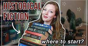 A BEGINNER'S GUIDE TO HISTORICAL FICTION // book recommendations throughout history 💫📚