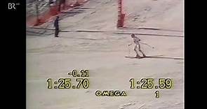 Michaela Gerg wins downhill (Val d'Isere 1985)