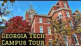 Georgia Tech Campus Tour - Beautiful Fall Day in Atlanta Georgia - College Tour