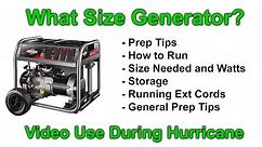 What Size Generator for Home