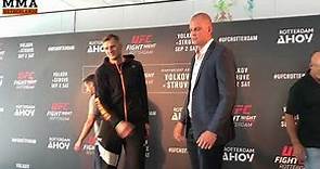 Face off: Alexander Volkov vs. Stefan Struve at UFC Rotterdam (Media day 31-8-2017)