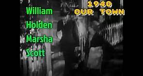 Our Town (1940) William Holden | Marsha Scott | Full Length English Movie Classic | Romance Drama