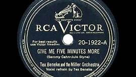 1946 HITS ARCHIVE: Five Minutes More - Tex Beneke & the Glenn Miller Orchestra