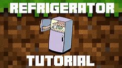 Minecraft - How to Make a Working Fridge