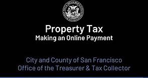 Making an Online Property Tax Payment