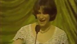 Amanda Plummer wins 1982 Tony Award for Best Featured Actress in a Play