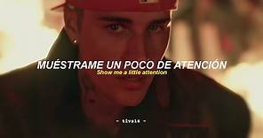 Justin Bieber - Attention ft. Omah Lay (Official Video) || Sub. Español + Lyrics