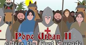 Pope Urban II orders the First Crusade (1095)