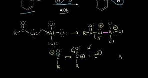 Friedel-Crafts acylation | Aromatic Compounds | Organic chemistry | Khan Academy