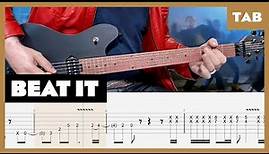 Michael Jackson - Beat It (Eddie Van Halen) - Guitar Tab | Lesson | Cover | Tutorial