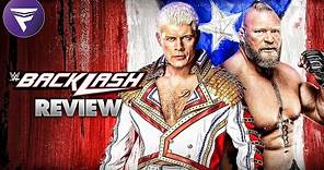 WWE Backlash 2023 | Review y Resumen