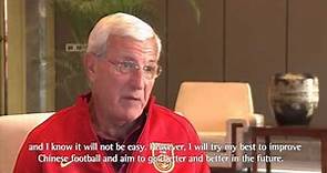Marcello Lippi: I will try my best to improve Chinese football
