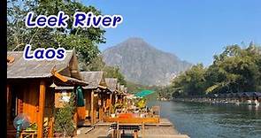 Leek River, Vangnamthip Raft,Meuang Feuang Province,Laos