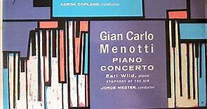 Aaron Copland, Gian Carlo Menotti - Piano Concerto