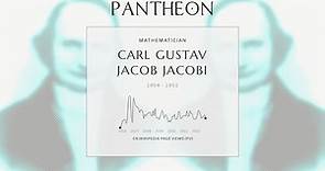 Carl Gustav Jacob Jacobi Biography - German mathematician (1804–1851)