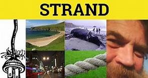 🔵 Strand Stranded - Strand Meaning - Stranded Examples - Strand Defined