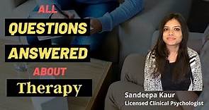 What is Therapy/Counselling? All questions answered in hindi #Therapy #Everythingabouttherapy