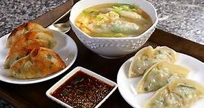 Homemade mandu (Korean dumplings) 3 ways! 만두