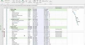 Create a Project Schedule Template in Microsoft Project