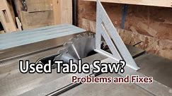 Used Delta Table Saw Problems