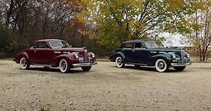 Two 1940 LaSalle Series 52 Coupe & 4 Door & Engine Sound on My Car Story with Lou Costabile