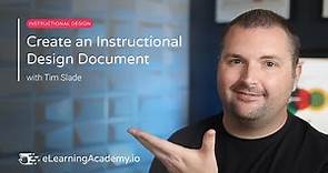 How to Create an Instructional Design Document