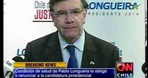Pablo Longueira presentó su renuncia a la candidatura presidencial