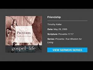 Timothy Keller Friendship Sermon - Yahoo Search Results Video Search Results